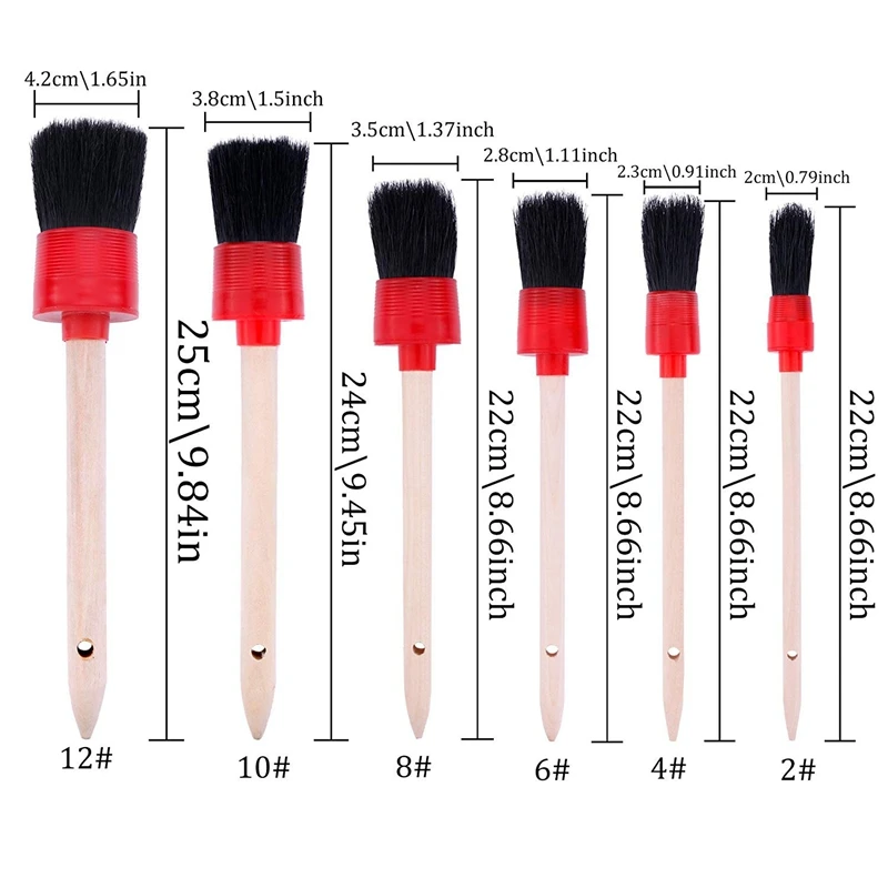 13 шт. Авто детальная кисть Набор для очистки автомобиля Мотоцикл Автомобильные Чистящие колеса, приборная панель, интерьер, внешний вид, кожа