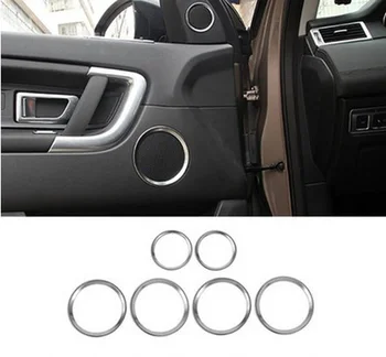 

Chrome Car Door Speaker Sound Cover Trim Ring Car Door Speaker Net Ring Cover Trim For Land Rover Discovery Sport 2015 2016 2017