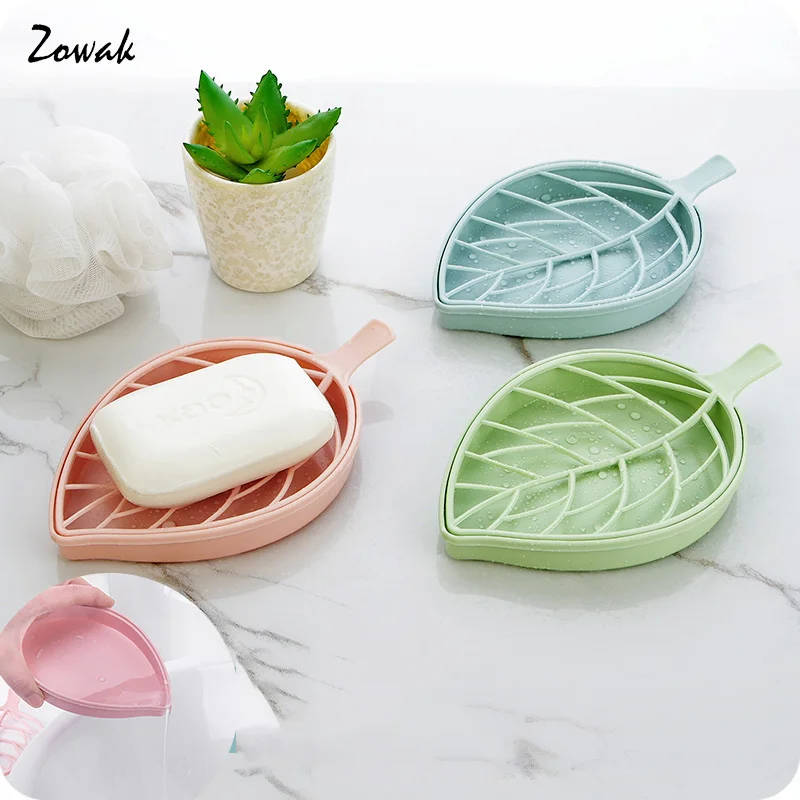 Leaf Shape Soap Dish Soap Dish Holder Bathroom Soap Holder For Shower