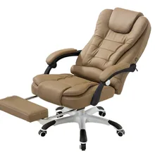 Роскошное Качество Poltrona H-8 Silla Gamer Boss кресло из искусственной кожи эргономичный массаж с подставкой для ног может лежать офисная мебель