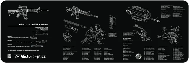 Vector Optics 36x12 Inch AR15 .223 Carbine Gun Cleaning ... Vector Optics 36x12 Inch AR15 .223 Carbine Gun Cleaning ...