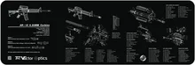 ベクトル光学 36 × 12 インチ AR15。 223 カービン銃クリーニングベンチゴムマットアクセサリーすべてライフルパーツリスト回路図