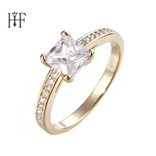 Богемное простое модное прямоугольное женское кольцо золотого/серебряного цвета, CZ камень, панк кольцо для помолвки перстень Femme Anelli Donna
