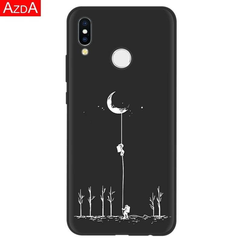 Чехол из ТПУ для Huawei P20 Lite P9 P10 P30 Pro Mate 10 20 P Smart 2019 Y6 2017 Y9 2018 Nova 3 3i 4 5 с астронавтом и