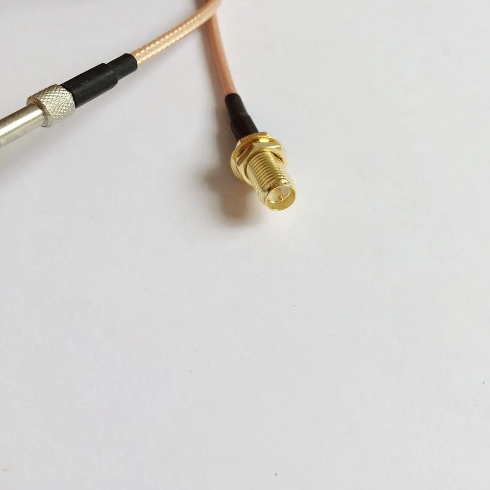 

ALLISHOP 5M Cable RP SMA FemaleTo CRC9 RF Coax Pigtail Cable RG316 Connector Adapter