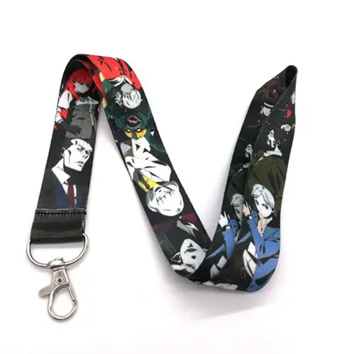 

10pcs/20pcs/30pcs Japanese anime Neck Strap Lanyard Mobile Phone Key Chain ID Badge Key Chains G2