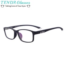 Мужские и женские спортивные очки TR90, легкая Прямоугольная оправа для очков по рецепту, линзы для близорукости, прогрессивные