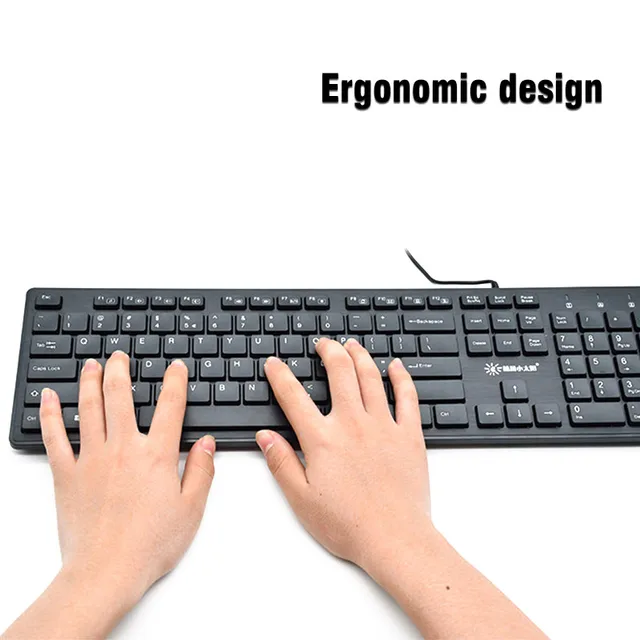 Cheap Fashion Mini Wired Keyboard Wired PC Game Keyboard Laptop Keyboard for PC Mac Laptop PS3 PS4 Win 10 7