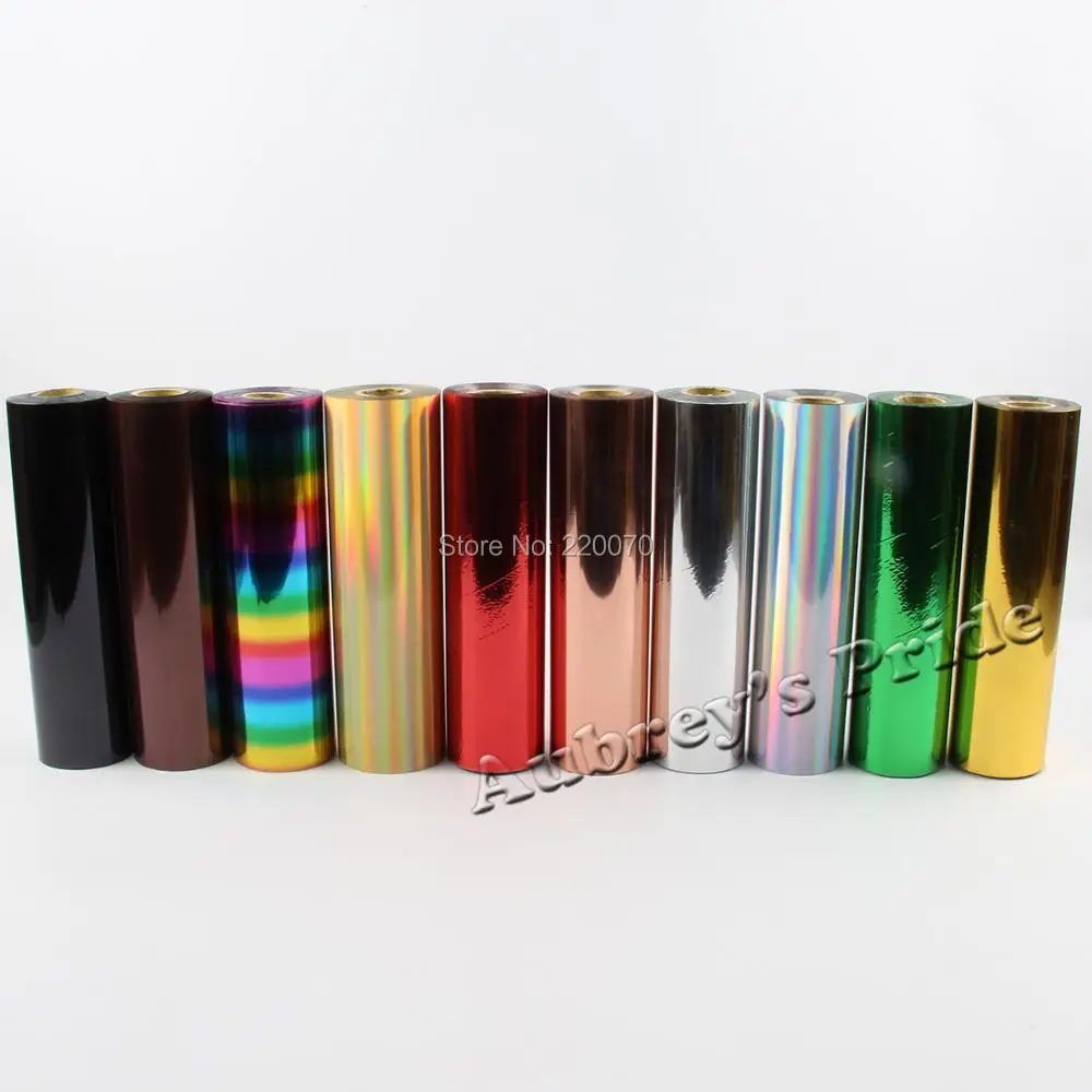 

320mmx120Meter/Roll Hot Stamping Foil Paper Laminator Laminating Transfere on Elegance Cards Laser Printer Type