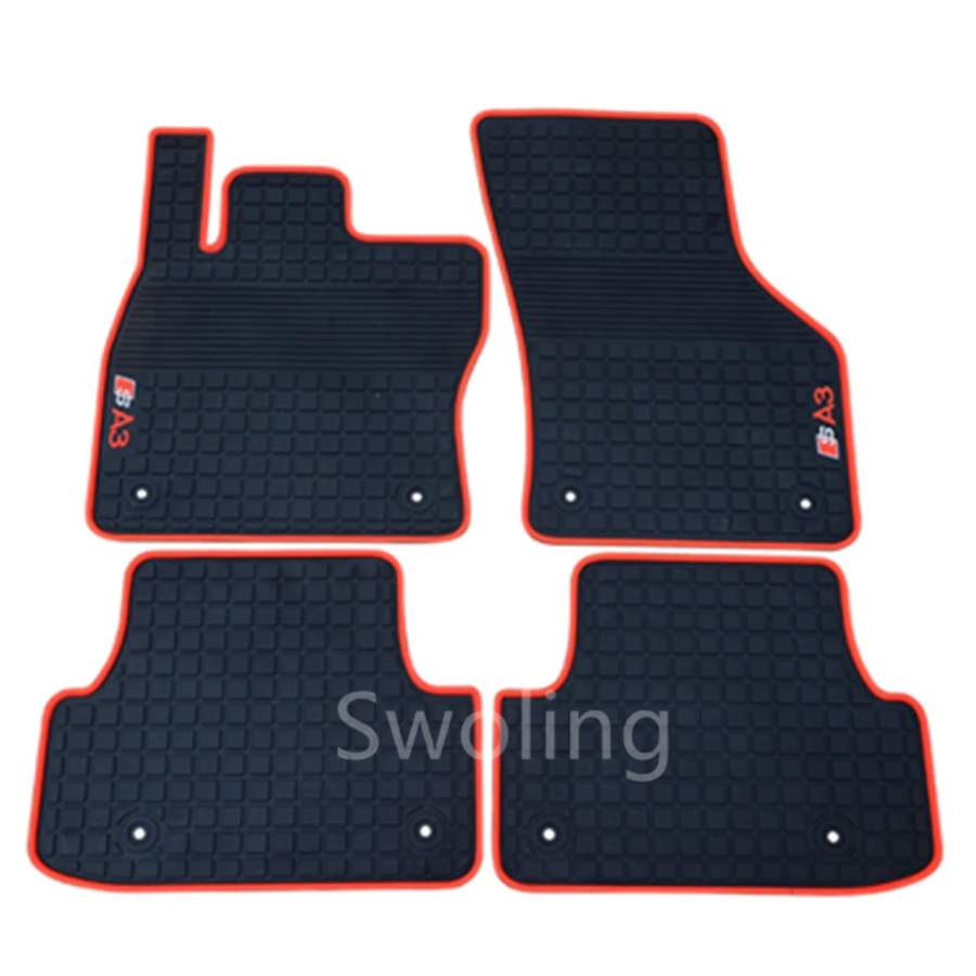 For Audi A3 High Quality Waterproof Anti Skip Latex Durable Carpets