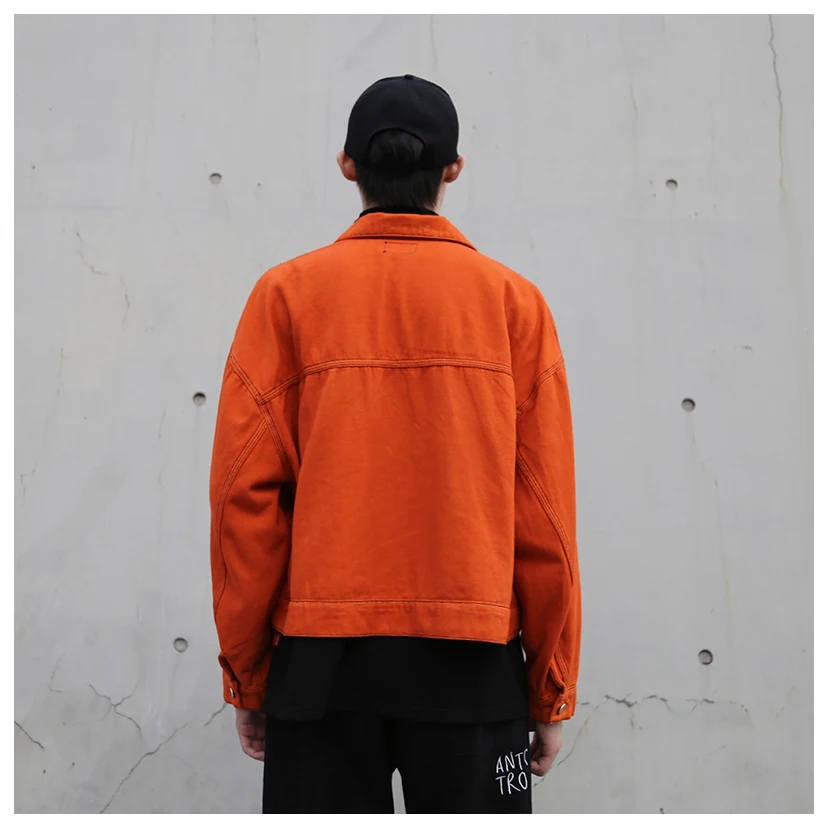 High Street Oversize Denim Jacket New Autumn Batwing Long Sleeve Short Outwear Men Casual Harajuku Streetwear Basic Loose Jacket High Street Oversize Denim Jacket New Autumn Batwing Long Sleeve Short Outwear Men Casual Harajuku Streetwear Basic Loose Jacket