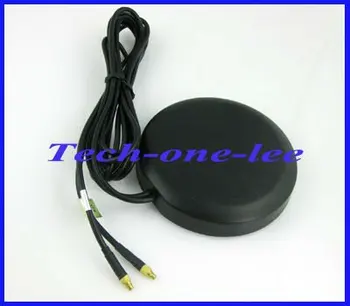 

10pcs/lot 20dbi GPS GSM Combination Antenna 824MHZ-894MHZ/1710MHZ-1990MHZ MMCX Male Plug Connector 3m Cable