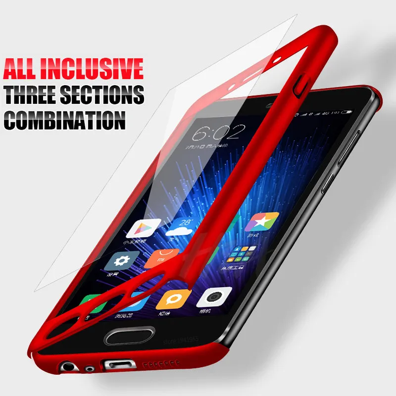 

H&A Luxury 360 Full Protective Case For Xiaomi Redmi 4X Note 4 Global Version Phone Case For Xiaomi Redmi Note 4 4X Cover Case