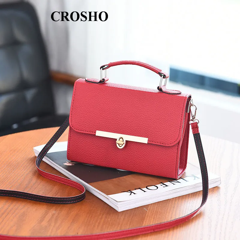 

CROSHO Cross Bag Female purpose Handbag Mini Shoulder Pure and Fresh