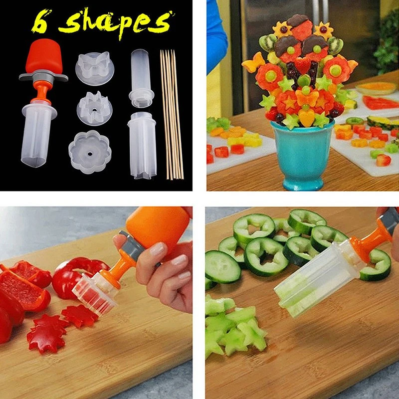 Push /& Pop Fruit Shape Cutter