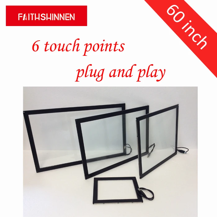 60 inch touch screen panel kit infrared 6 points frame for tv | Электроника