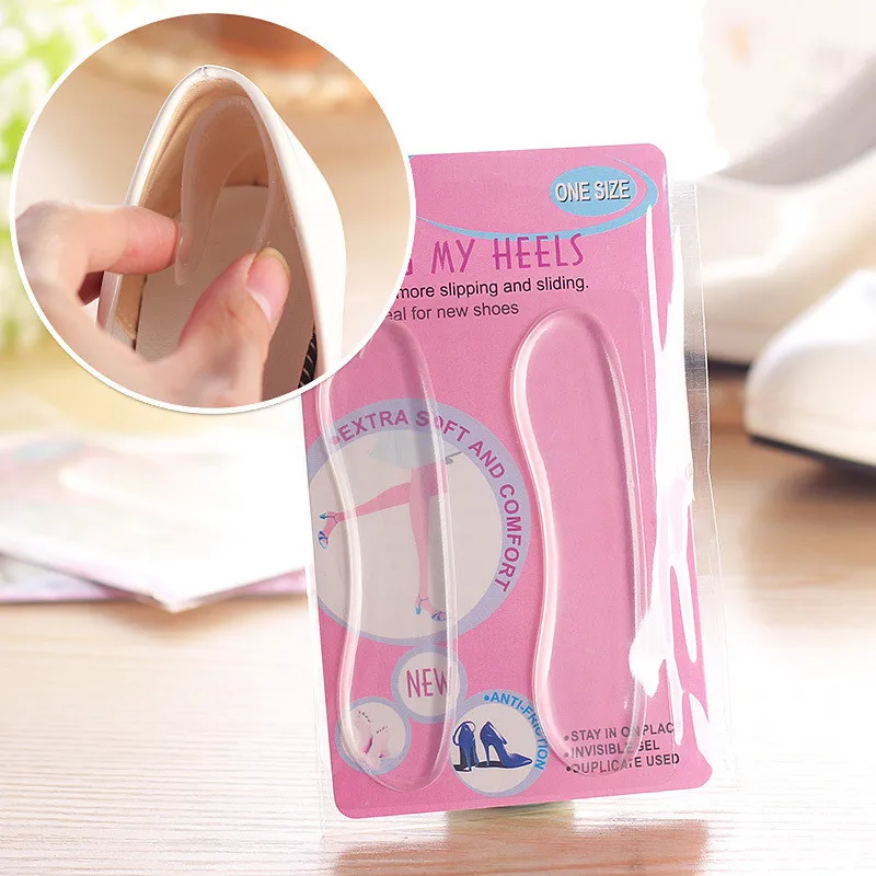 

1 Pair Silicone Insoles for Shoes Anti Slip Gel Pads Foot Care Protector for Heel Rubbing Cushion Pads Shoes Insoles Insert