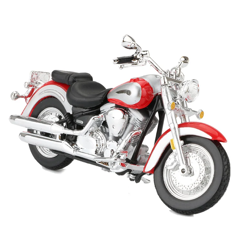 

Maisto Scale 1:18 Alloy Vintage Motorcycle Toy Models 2001 Road Star Motor Bicycle Creative Vehicle Toys For Adults Decoration