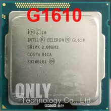 Процессор Intel Celeron G1610(2 м Кэш, 2,60 ГГц) Двухъядерный Процессор LGA 1155 работает должным образом настольный процессор