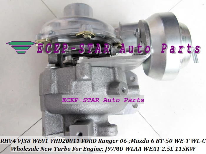 RHV4 VJ38 WE01 WE01F VCD20011 Turbocharger Turbo For FORD Ranger WLAA WEAT 06- For MAZDA 6 BT50 BT-50 2007- WE-T WL-C J97MU 2.5L 115KW (7)
