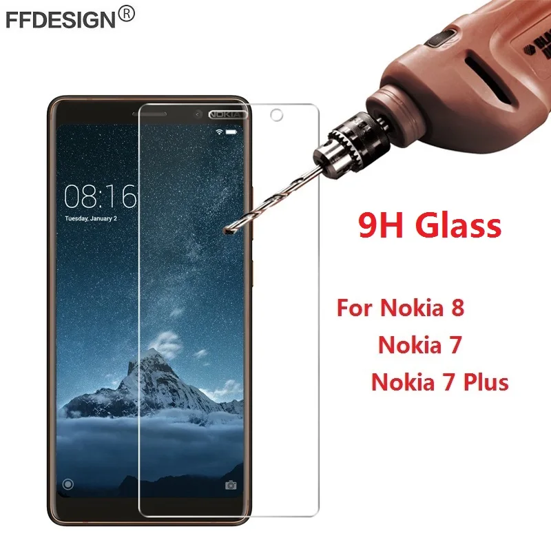 

Protective Glass For Nokia 8 7 Plus Tempered Glass On Nokia 8 7 Plus Screen Protector For Nokia 8 Protective Film Foil Cover
