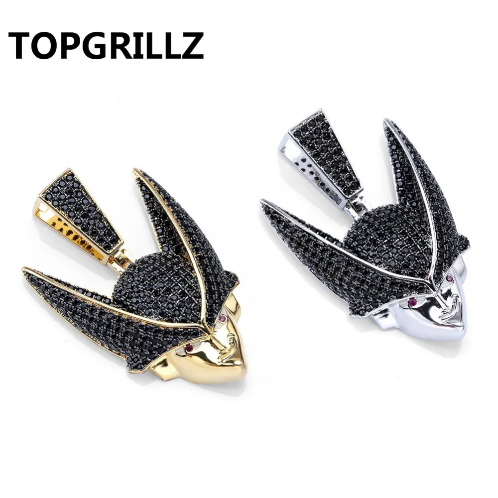TOPGRILLZ сотовый кулон ожерелье ледяной фианит хип хоп золотой серебряный цвет