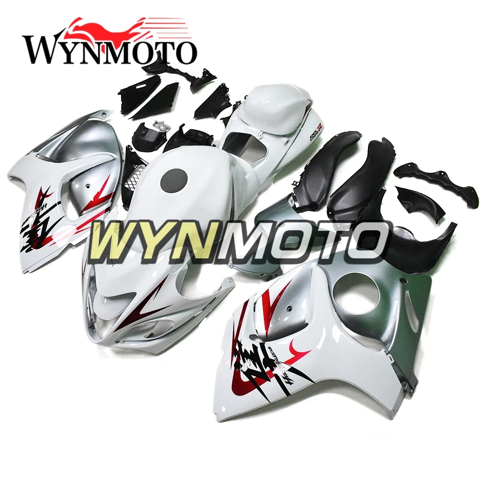 

Full Fairing Kit For Suzuki GSXR1300 Hayabusa 2008 - 2016 09 10 11 12 13 14 15 ABS Plastic Injection Bodywork Gloss White Silver