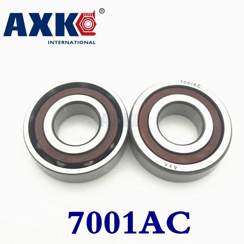 Axk 12 мм диаметр Угловые контактные шариковые подшипники 7001 7001ac 2rz P4 12x28x8 Abec7