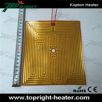 

190x190mm 12v 150w High Quanlity Polyimide Heating Film, polyimide film heater