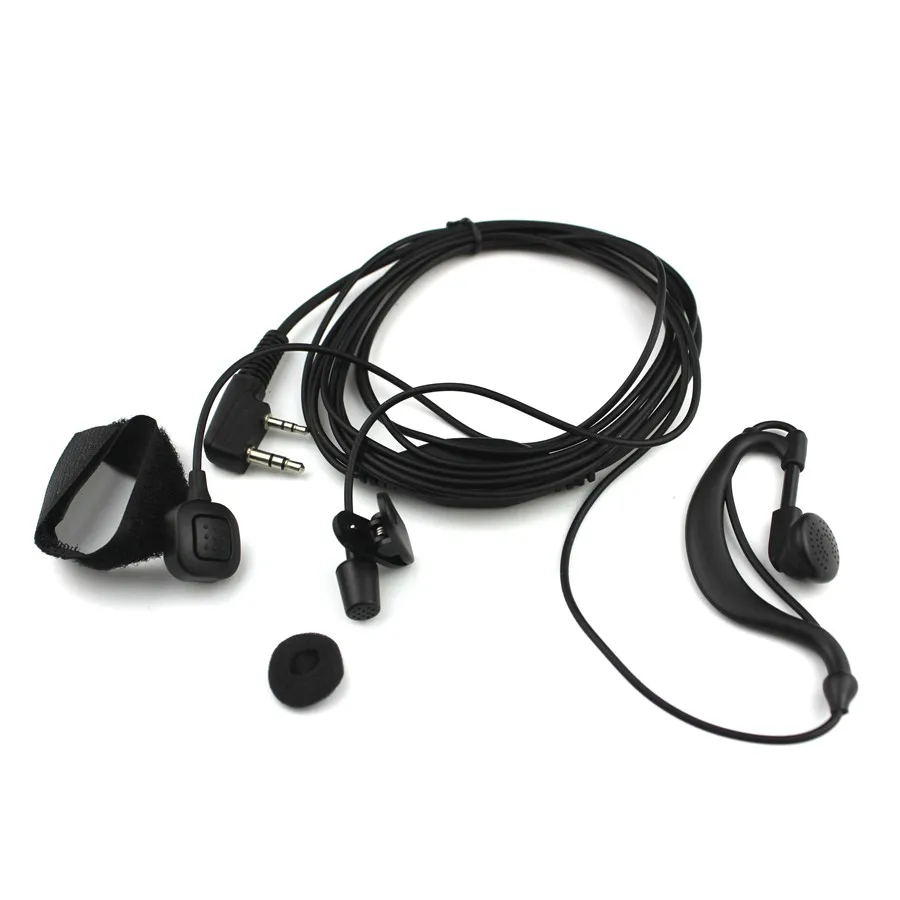 G-Hook Audio Plug Headset Earpiece PTT Mic for Puxing PX-777 Plus PX-666