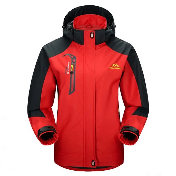 LoClimb Мужская и Женская водонепроницаемая походная куртка для кемпинга, походная куртка для альпинизма, ветровка для треккинга, дождевик, одежда, спортивные куртки, AM163