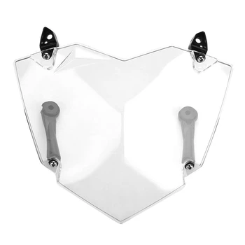 

Plastic Clear Headlight Abs Shield Guard Cover - Motorcycle Front Headlight Protector Lens head light lamp Cover Shield Guard