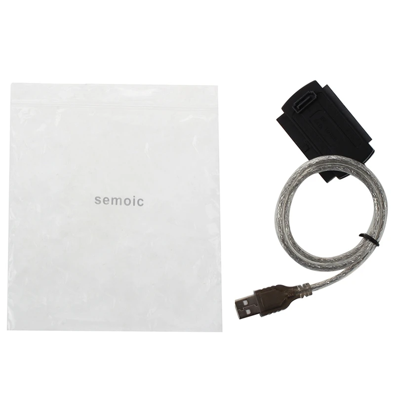 Semoic Новый USB 2 0 для IDE SATA S ATA/2 5/3 5 Кабель адаптер (Кабель адаптер)| |