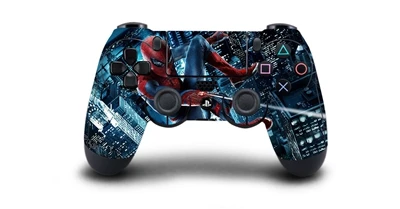 Человек-паук полное покрытие геймпад кожи наклейки для Playstation 4 Dualshock 4 Контроллеры виниловые накладки наклейки PS4 протектор - Цвет: QBTM1082