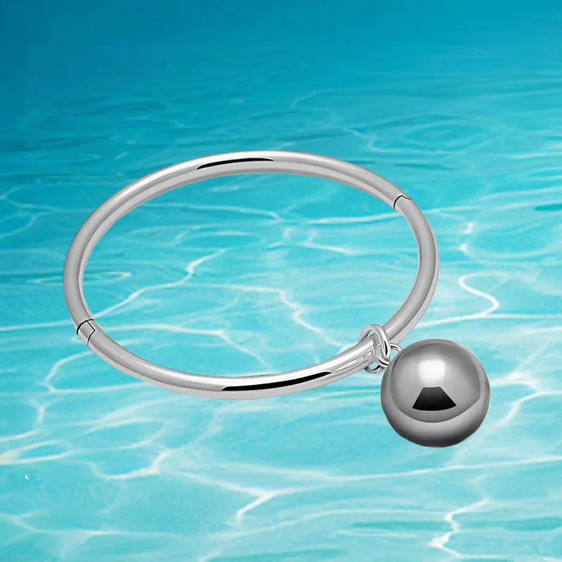 925 чистого серебра многие элементы браслет, колокол браслет мяч браслет в форме сердца браслет подарки для девочек Аксессуары
