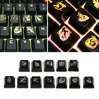 

League of Legends LOL Cherry MX OEM Backlight Keycaps Keycap Mechanical Keyboard 2019 New