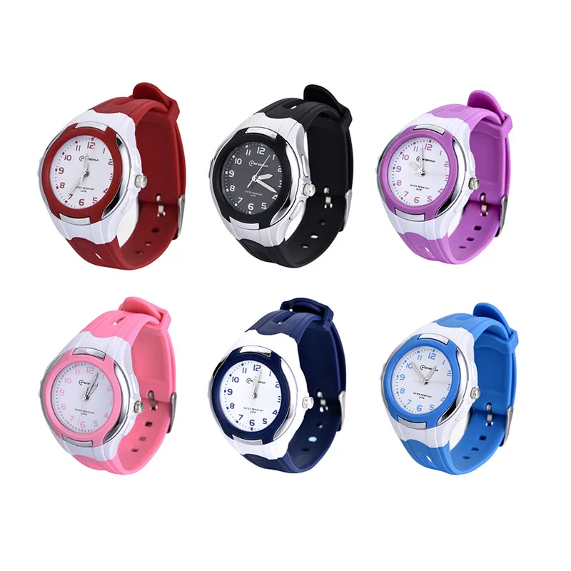 

New Children's Wristwatch Silicone Strap Watches Fashion Casual Simple Child Waterproof Quartz Watch for Girls Boys Gift