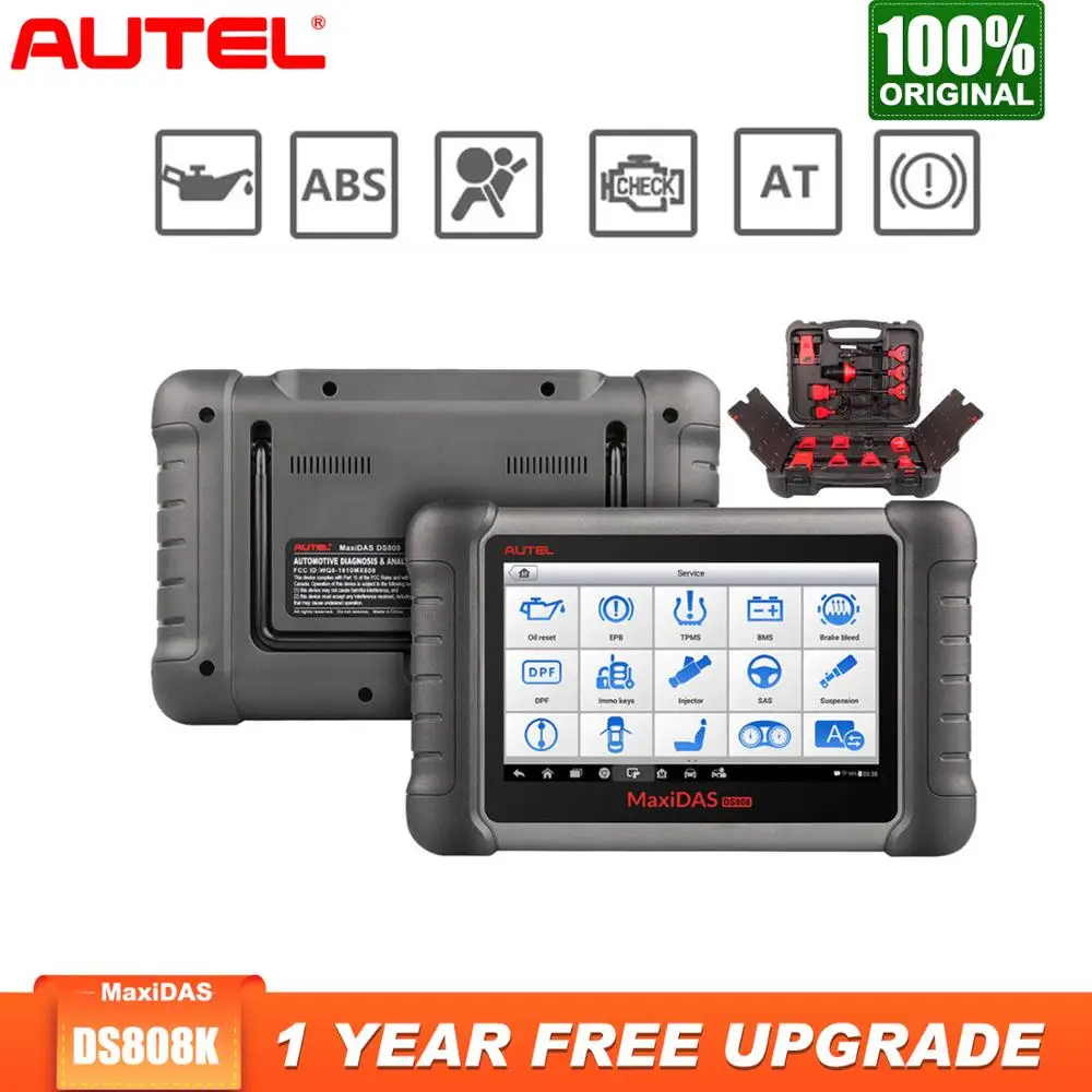 

Autel Maxidas DS808K Diagnostic Tool Automotivo car diagnostic OBD2 ScannerTablet Code Reader(Upgraded Version of DS808, DS708)