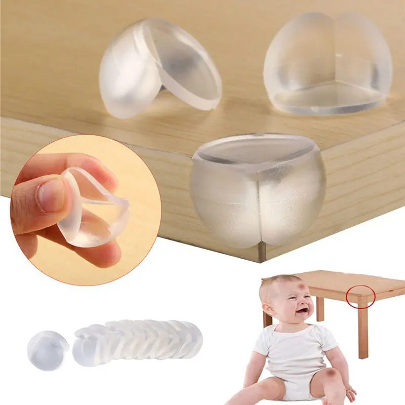 

10Pcs Edge Proofing Cover Baby Safety Silicone Guards Cushion Table Corner Protector Children Anticollision Edge & Corner Guards