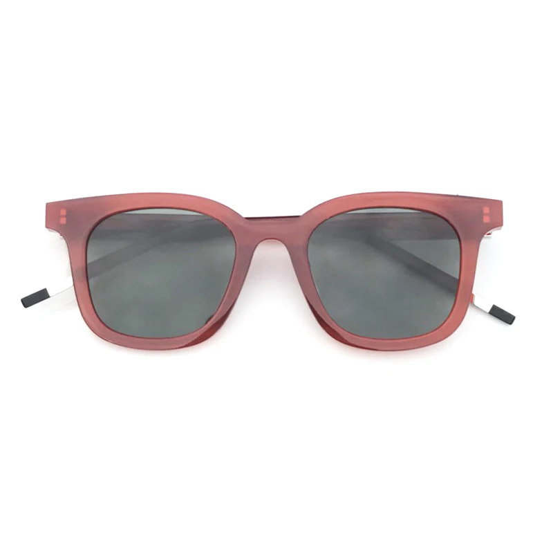 Роскошные ацетатные оправа квадратные очки женские классические брендовые дизайнерские солнцезащитные очки «кошачий глаз» солнцезащитные очки для женщин плоские верхние оттенки - Цвет линз: No.4 Sunglasses