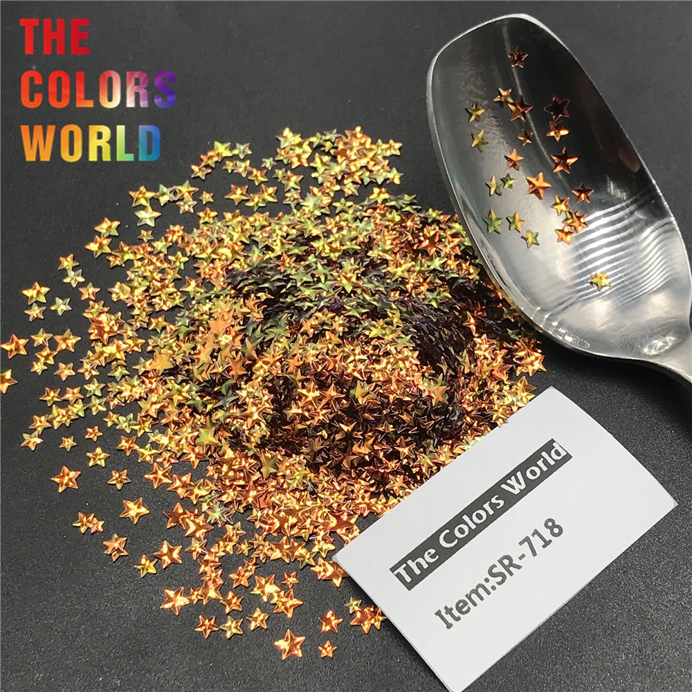 Online TCT 346 Chameleon 3D Stern Stereoskopischen Nagel Glitter Nail art Dekoration Gesicht Malen Tattoo Trinkgläser Handwerk Festival Zubehör