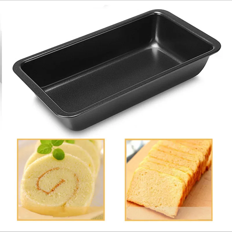 

8 Inch Regangular Both Sides Nonstick Carbon Steel Pan Cake Roaster Cookware Cake Tray Baking Pan cheesecake