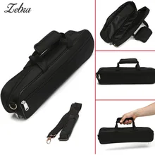 Зебра Флейта Сумка Чехол коробка с боковым карманом регулируемый плечевой ремень портативный духовой инструменты аксессуары