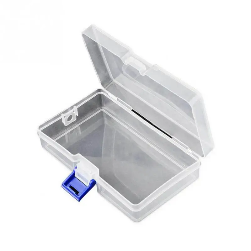 

Clear Jewelry Organizer Box Plastic Earring Makeup Storage Box Empty Jewelry Earrings Hair Clips Holder Organizer Makeup Tool