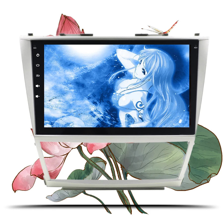 Cheap 1024*600 Octa Core 10.1" Android 9.1 Car DVD GPS Navigation For Toyota Camry 2007 2008 2009 2010 Head Unit Car Stereo radio 3