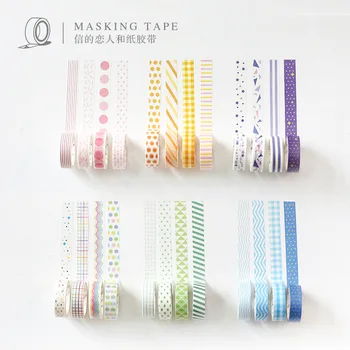 

Japanese Classic 15mm Basic Series Japanese Washi Tape 24 Designs Cute Deco Masking Tapes Sealing Sticker Kawaii Stationery