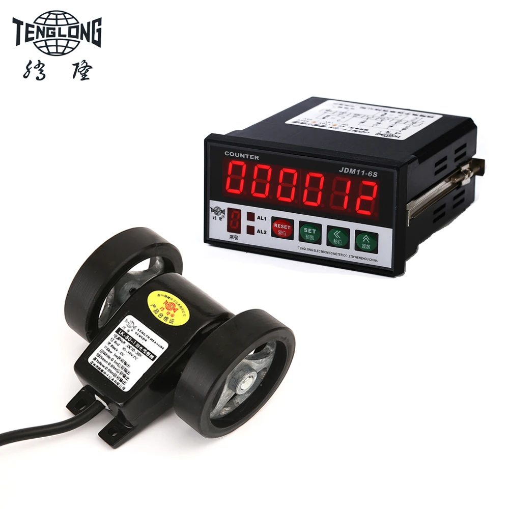 

Digital Length Meter Counter Length Measuring meter Wheel with Control Function Accuracy in 1 Millimeter
