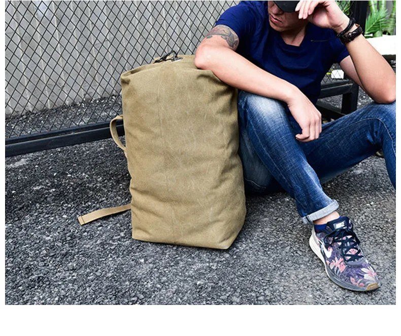 Мужской военный рюкзак, тактическая сумка, дорожная сумка для альпинизма, армейские сумки, холщовая складная сумка, цилиндрическая сумка на плечо, спортивная сумка XA129D