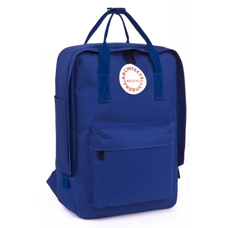 Одноцветный рюкзак, сумка для путешествий для молодых мужчин и женщин, парный рюкзак, ткань Оксфорд, одноцветная школьная сумка для студентов