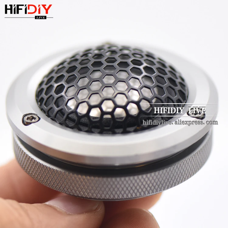 

HIFIDIY LIVE Car acoustics audio titanium film with silk edge membrane 2 Inch aluminum frame treble speaker unit NT58 30W